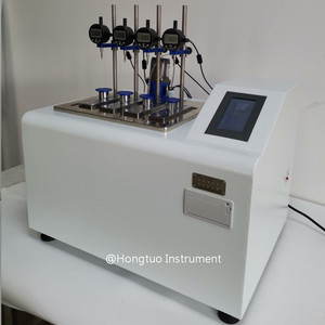 Testeur de température de point de ramollissement Vicat en plastique, <span class=keywords><strong>machine</strong></span> d'essai Vicat de déformation chauffante, DH-300A de testeur HDT - Product Image 4