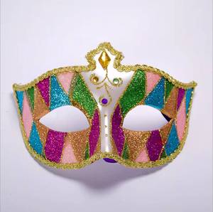 Nouvelle mise à jour : Masque de carnaval vénitien de qualité supérieure pour femme, idéal pour les fêtes, festivals et Halloween - Product Image 2