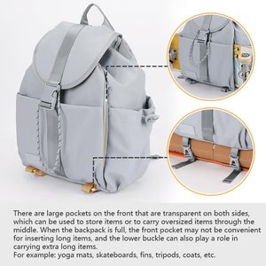 Muestra Gratuita de Bolsa de Transporte Plegable para Longboard, Mochila de Skateboard de un Solo Hombro para Deportes al Aire Libre, Viajes, Bolsa de Surf Tipo Ataúd - Product Image 3