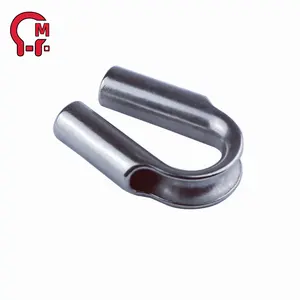 Dedal de tubo de cuerda de alambre HLM 316 Acero inoxidable 3/8 "dedal de tubo de cuerda de alambre 10mm