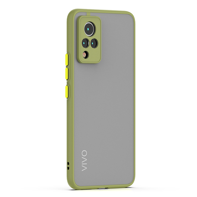 2023 Hot Sales New Arrival Color Button Frosted Smoke Skin Feel Cell Phone Cover for Vivo Y21 IQOO Neo7 Y73t X Fold+ X80 Cases