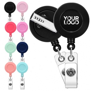 Logo personnalisé en gros rétractable tirer Badge ID département nom de marque porte-Badge défilement école étudiant bureau infirmière Badge bobine - Product Image 1