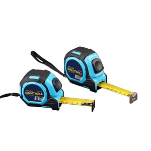 Great Wall pita pengukur kunci otomatis 5m/16 kaki, alat ukur penguncian otomatis, pita pengukuran metrik kunci 2 arah, pita pengukur kustom - Product Image 1