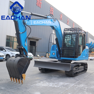 Excavadora de cadenas de 7.5 toneladas, la más vendida, con certificación CE EPA, para minería, excavación hidráulica pesada, construcción y trabajo pesado. - Product Image 1