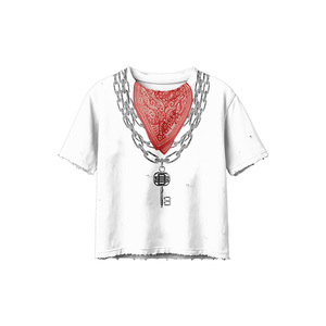 เสื้อยืดลำลองสไตล์วินเทจฟอกสี ระบายอากาศได้ดี ผ้าฝ้าย 100% 500GSM พิมพ์ลายโลโก้ด้วยเทคนิค Heat-Transfer แบบไร้รอยต่อ สีซีดจางสไตล์ฝรั่งเศส สำหรับผู้ชาย - Product Image 3