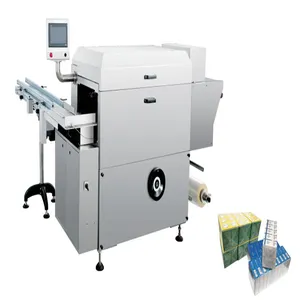 2022 hot sale cellophane wrapping machine with tear-tape for easy opening wrapper for carton box