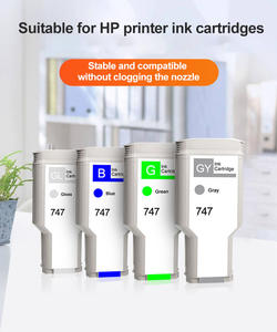 Cartucho de Tinta de Repuesto Compatible Premium HP 747 HP747 de 300 ml, Tinta de Pigmento para Impresora HP DesignJet Z9 Z9+ - Product Image 2