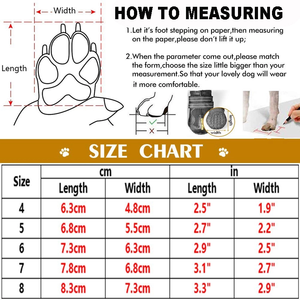 Zapatos para Perro Personalizados, Cómodos, Económicos, de Malla, con Diseño de Moda, Protección para Patas en Invierno, con Botines de Goma - Product Image 6