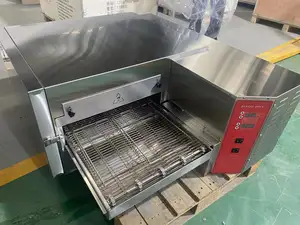 Penjualan terlaris 18 inci propana cair roti Arab conveyor oven sepenuhnya otomatis