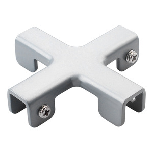Clips de fijación de azulejos y vidrio de aleación de aluminio, clips en forma de cruz para macetas, soporte duradero para exteriores - Product Image 4
