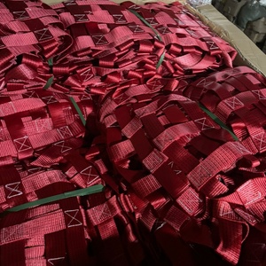 Tùy Chỉnh 3T 5M * 5M Chất Lượng Cao Máy Bay Trực Thăng <span class=keywords><strong>Net</strong></span> Vải Sling Polyester Leo Núi Hàng <span class=keywords><strong>Net</strong></span> Với Móc Cho Xe Tải - Product Image 5