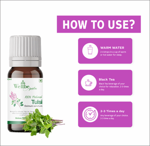 Gouttes d'extrait de Tulsi |   Ocimum tenuiflorum |   Soulagement du stress, immunité, santé respiratoire |   Flacons compte-gouttes de 30 ml - Product Image 3