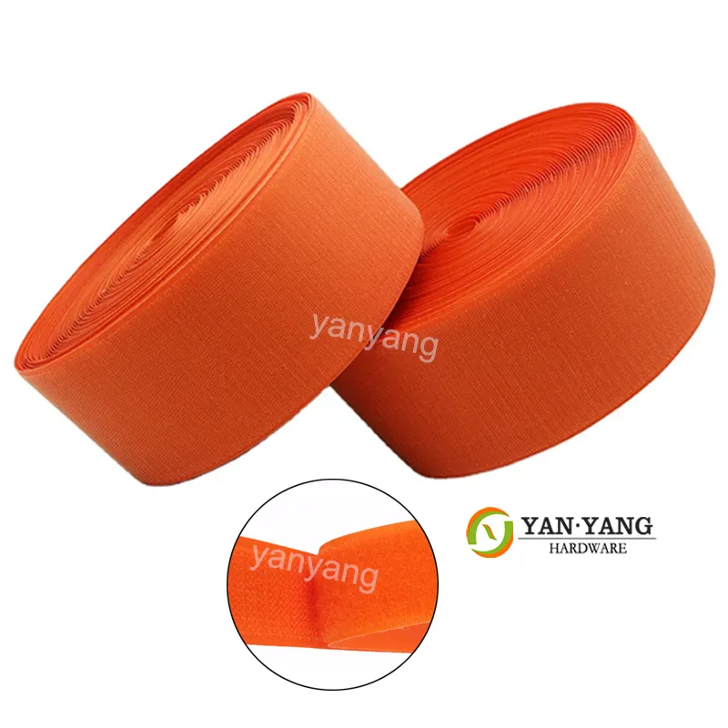Yanyang garment use self adhesive 2 inch fastener velcroes tapes strap sewing 25mm 100% nylon hook and loop roll tape