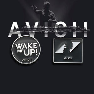 Cool Fashion <span class=keywords><strong>DJ</strong></span> AVICII Broche Famoso Productor de música Insignia de aleación Música electrónica Pin esmaltado - Product Image 1
