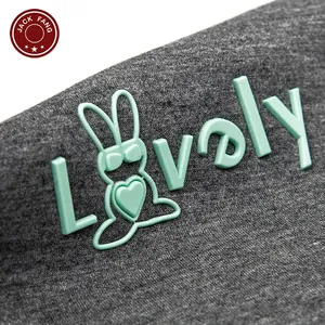 Precio al por mayor de fábrica Logotipo de silicona 3D Marca Etiquetas para ropa Etiqueta de tela Logotipo de transferencia de calor Proveedores
