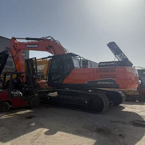 Excavatrice sur chenilles Doosan DX340LCA d'occasion, godet de grande capacité, pour carrière de pierres et travaux municipaux - Product Image 3