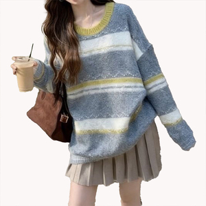 Suéter Cárdigan de Punto con Cuello Redondo y Pedrería, Diseño Elegante y de Alta Gama para Mujer - Product Image 2