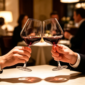 Copas de Vino Tinto de Tallo Largo con Logotipo Personalizado al por Mayor, Cristal Ultrafino sin Plomo, Capacidad de 16.91 oz, Regalo de Cumpleaños Perfecto, Ceremonial - Product Image 6
