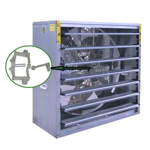 Ventilador de escape do fluxo axial industrial do metal ventilação da fabricação para greenhouse