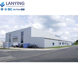 Modular Prefabricated Steel Structure Building Heavy Exhibition <strong>Hall</strong> and Factory Showroom with Welding Processing Service - Product Image 4