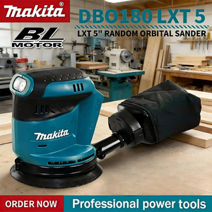 <span class=keywords><strong>Ponceuse</strong></span> orbitale <span class=keywords><strong>sans</strong></span> <span class=keywords><strong>fil</strong></span> <span class=keywords><strong>Makita</strong></span> 18V 300W pour le bricolage, le travail du bois, le polissage et les petites opérations de meulage, <span class=keywords><strong>sans</strong></span> balais - Product Image 2