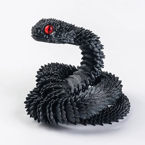Custom Printed Plastic 3D Mini <span class=keywords><strong>Snake</strong></span> <span class=keywords><strong>Toy</strong></span> Fidget Modelo Animal Figura para Crianças Brinquedo de atividade impressa para meninos e crianças - Product Image 5