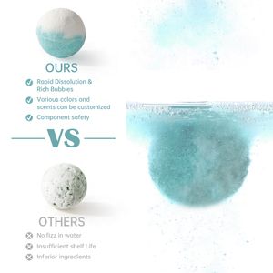 글로웨이 목욕 용품 향수-맞춤형 1 팩 바다 바닥 색상 30G 보습 블루 목욕 공 폭탄 휴식 촉진 - Product Image 4