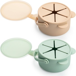 Vaso de Silicona de Grado Alimenticio para Bebés y Niños Pequeños, con Correa, Plegable, Capacidad de 380 ml, Diseño Bonito - Product Image 1
