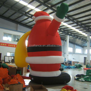 Papá Noel inflable alto = 4m dibujos animados <span class=keywords><strong>inflables</strong></span> decoración <span class=keywords><strong>de</strong></span> <span class=keywords><strong>Navidad</strong></span> muñeca <span class=keywords><strong>de</strong></span> buena calidad - Product Image 2
