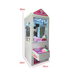 Machine de jeu d'arcade à pièces, mini grue à griffes, distributeur automatique, petite machine à griffes, machine de jeu de poupée miniature bon marché - Product Image 4