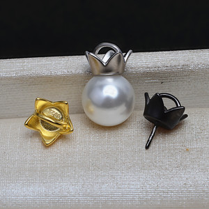 Colgante de Plata S925, Accesorio de Estilo Barroco, Collar con Corona Tridimensional, Cuenta Versátil con Base Hueca para DIY, 4143 - Product Image 2