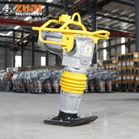 Pilonneuse électrique ZUJI HCD125 220V 380V 3kW à tension personnalisable, compacteur de sol, engin de construction