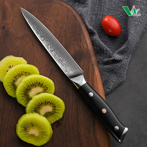 9pcs bếp đầu bếp dao đặt G10 xử lý 67 lớp Damascus thép 10cr15mov lõi Santoku tiện ích boning dao cao dao thiết lập - Product Image 4