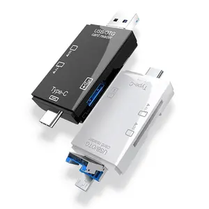 حار بيع وتغ نوع-c USB 2.0 مايكرو SD TF SD وتغ قارئ بطاقات الكاتب للكمبيوتر المحمول هاتف لوحي