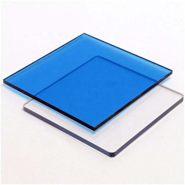 Soundproof Polycarbonate U Lock Solid Sheet Outdoor With Steel Frame Polycarbonate Sheet Roofing Canopy