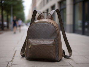 Zaino da uomo patchwork in tela con tracolla arcuata, maniglia staccabile, tasca interna con cerniera, sotto i 20 litri, per tutte le stagioni - Product Image 2