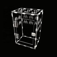 Vitrines en acrylique pour araignées sauteuses, enclos pour reptiles, cage, boîte, enclos en acrylique pour araignées tarantules