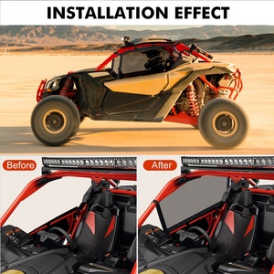 NICECNC para <span class=keywords><strong>Can</strong></span>-<span class=keywords><strong>Am</strong></span> <span class=keywords><strong>Maverick</strong></span> <span class=keywords><strong>X3</strong></span>, Red de Protección para Ventanas, R 4x4 XRS Max RR <span class=keywords><strong>DS</strong></span> <span class=keywords><strong>Turbo</strong></span> DPS 2017 2018 2019 2020 2021 <span class=keywords><strong>2022</strong></span>, Accesorios para UTV - Product Image 6
