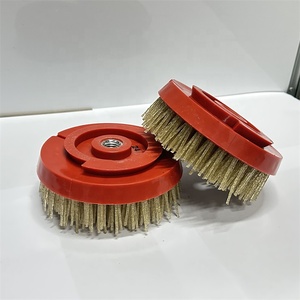 <span class=keywords><strong>Brosse</strong></span> abrasive <span class=keywords><strong>ronde</strong></span> en fil de longue durée <span class=keywords><strong>Brosse</strong></span> abrasive en diamant <span class=keywords><strong>pour</strong></span> pierre de marbre de granit - Product Image 2