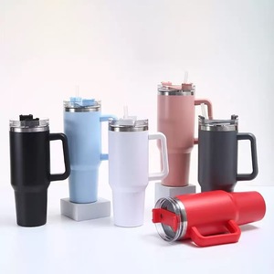Gobelet isotherme en acier inoxydable de 40 oz – Garde au chaud et au froid – <span class=keywords><strong>Tasse</strong></span> de voyage portable – Bouteille d'eau pour enfants, sportifs et animaux – Idéal pour la publicité et Noël - Product Image 4