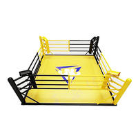 Ring de boxe sur pied en PU standard pour arts martiaux mixtes (Sanda) et entraînement de compétition – Équipement de fitness