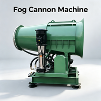 Canon à brouillard pour la pulvérisation de brume à l'échelle des microns, contrôle de la poussière pour la construction et la démolition