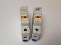 PLC LOT OF 2 DINNECTORS FUSE BLOCK DN-FM6L DNFM6L 600 VDC 30A 30 A 1-POLE Warranty Product