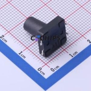 GT-TC149B-H140-L1 Tactile <b>Switch</b> SMD <b>Switch</b> Single Pole Single Throw Round Button 2.5N Vertical Mount - Product Image 2