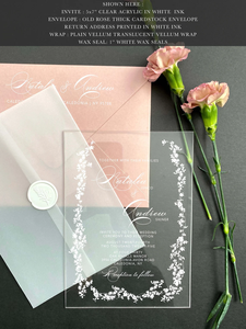 Recuerdos Para fiestas invitaciones de 15 Anos tùy chỉnh sinh nhật bautiza Thiệp mời quinsenera Acrylic lời mời - Product Image 3