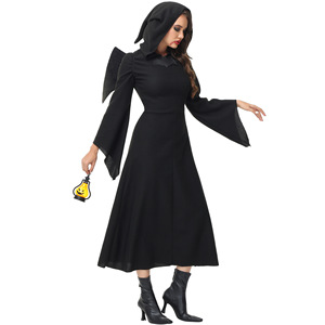 S-xxl Halloween <span class=keywords><strong>Zombie</strong></span> <span class=keywords><strong>bruja</strong></span> <span class=keywords><strong>disfraz</strong></span> alas negro mascarada fiesta participar espectáculo sagrado disfraces - Product Image 3