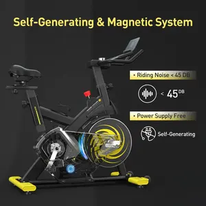 Advanced Fitness Bike 15kg Flywheel Heavy Bicycle Exercise Bike Fitness Spinning Bikes With Bluetooth