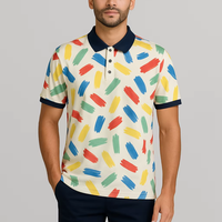 Fabricants de vêtements de golf, logo personnalisé, tissu piqué, polo 97% coton 3% élasthanne, respirant, t-shirts de golf pour hommes, polos