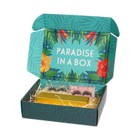 Emballage postal en carton ondulé personnalisé pour vêtements cosmétiques bijoux sweats à capuche fourrures ensemble de gaufrage par stratification mate 50 pièces