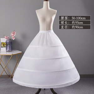S3238F 2026 En gros <span class=keywords><strong>Jupon</strong></span> de <span class=keywords><strong>mariée</strong></span> bouffant surdimensionné <span class=keywords><strong>grande</strong></span> <span class=keywords><strong>taille</strong></span> pour femme - Product Image 4